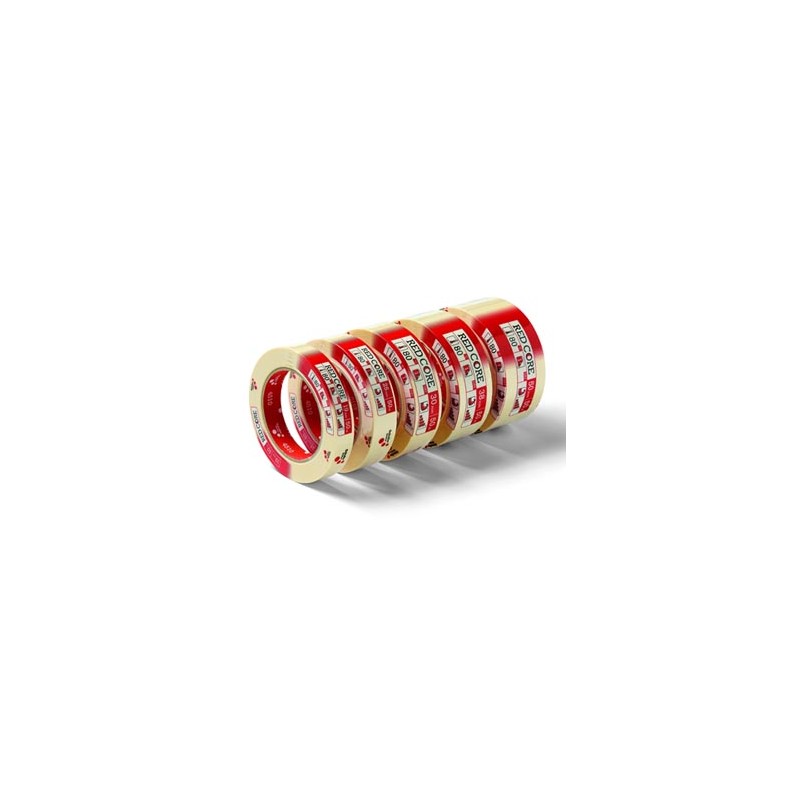 Taśma Pakowa, RED CORE, maskująca, Schuller Eh,klar, żółta, 30mm, 50m