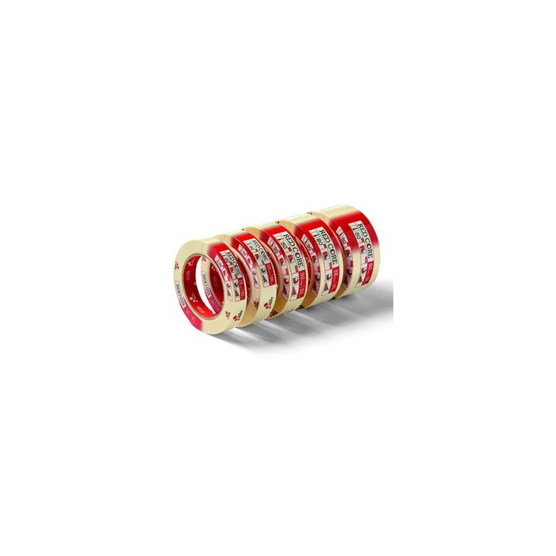 Taśma Pakowa, RED CORE, maskująca, Schuller Eh,klar, żółta, 38mm, 50m, EOL