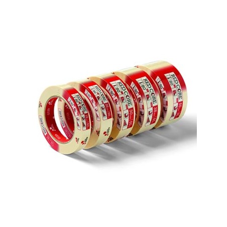 Taśma Pakowa, RED CORE, maskująca, Schuller Eh,klar, żółta, 38mm, 50m, EOL