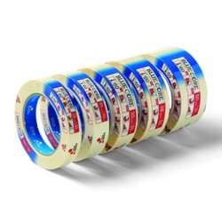 Taśma Pakowa, CORE, papierowa, Schuller Eh,klar, żółta, 50mm, 50m