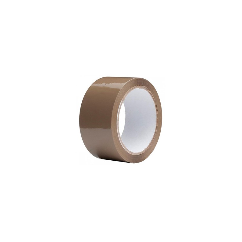 Taśma Pakowa, silny klej, mrozoodporna, hotmelt, brązowa, 48mm, 60m
