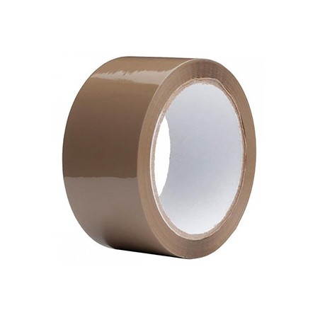 Taśma Pakowa, silny klej, mrozoodporna, hotmelt, brązowa, 48mm, 60m