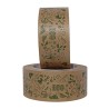 Papierowa taśma samoprzylepna ECO hot melt, brązowa z nadrukiem, 48mm, 50m
