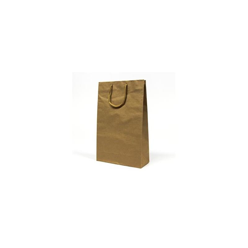 Torba papierowa, eko, brązowa, 37x11x25cm, 5szt.w opakowaniu, cena za, 1 szt.