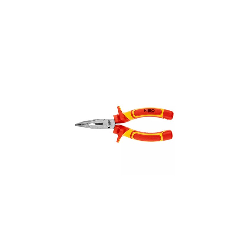 Kleszcze wydłużone wygięte, 160mm, CRV, polerowany, NEO TOOLS