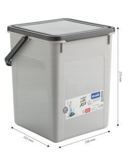 ROTHO Pojemnik na detergenty 5kg 9L coolgrey/antracyt
