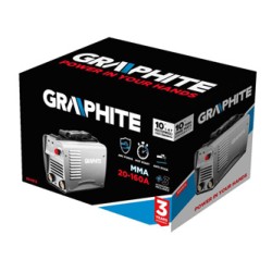 Spawarka inwerterowa, 56H812, 230V, 160A, uchwyt, zabezpieczenie przeciwzwarciowe, Graphite