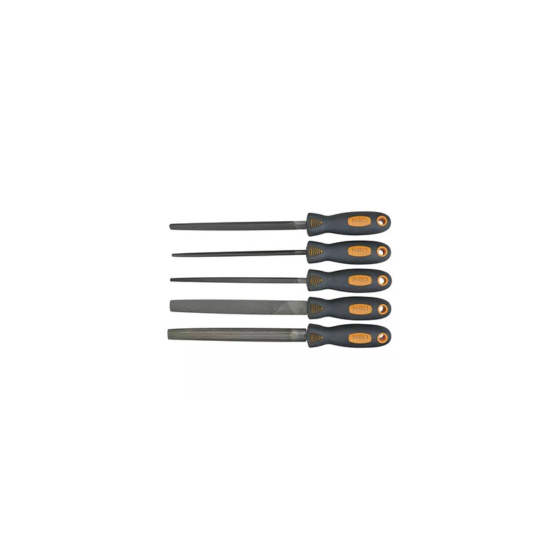 Pilniki do metalu 37-610, zestaw 5 szt, NEO TOOLS