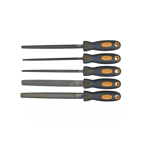 Pilniki do metalu 37-610, zestaw 5 szt, NEO TOOLS