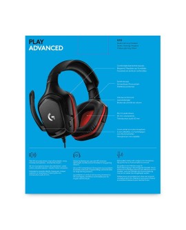 ZESTAW SŁUCHAWKOWY GAMING G332 PRODIGY 981-000757 LOGITECH
