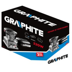 Szlifierka oscylacyjna 59G320, przewód, 230V, 26000 oscylacji / min, Graphite