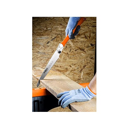 Piła japońska do cięcia dokładnego 44-611, 11 TPI, wąska, składana, NEO TOOLS