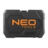 Zestaw kluczy nasadowych, stal chromowo-wanadowa, walizka, Neo Tools
