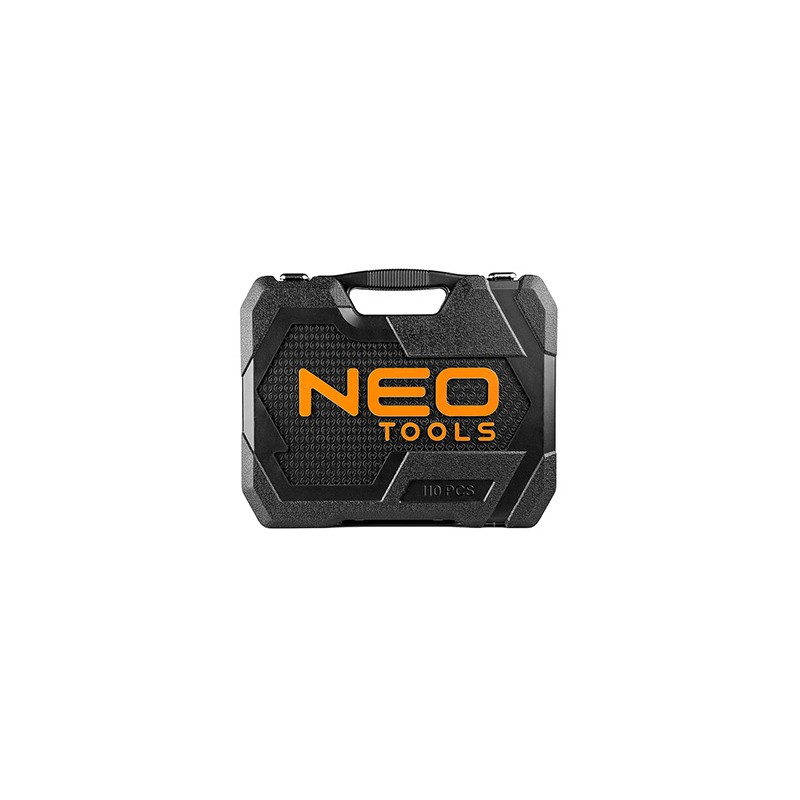 Zestaw kluczy nasadowych, 10-066, stal chromowo-wanadowa, walizka, Neo Tools