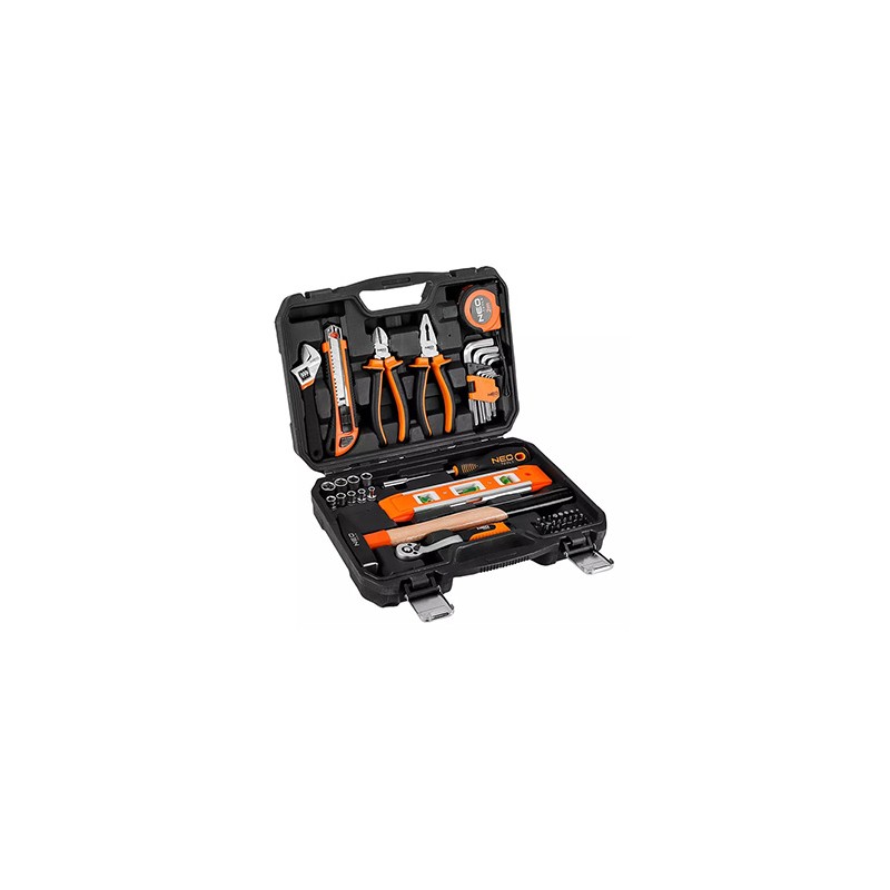 Zestaw narzędzi, 10-200, 60 szt., rozmiar 1/4, walizka, NEO TOOLS