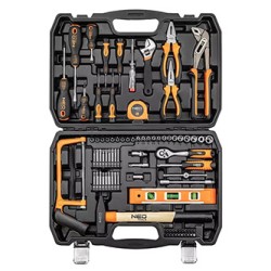 Zestaw narzędzi, 10-202, 88 szt, rozmiar 1/4, walizka, NEO TOOLS