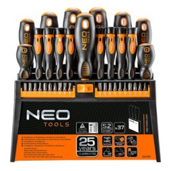Zestaw śrubokrętów, 04-210, zestaw 38 el. z bitami, NEO TOOLS
