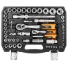 Zestaw kluczy nasadowych, 10-212, 108 szt, rozmiary 1/4 i 1/2, walizka, NEO TOOLS