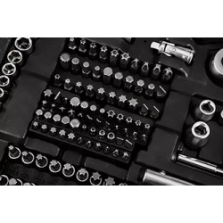 Zestaw kluczy nasadowych, 10-220, 220 szt, rozmiary 1/4, 1/2, 3/8, walizka, NEO TOOLS