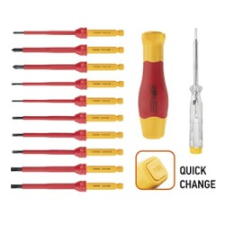 Zestaw śrubokrętów izolowanych, 01-308, 1000V, 12 szt., stal, NEO TOOLS