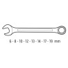 Klucze płasko-oczkowe, 09-751, zestaw 8 szt, 6-19 mm, NEO TOOLS