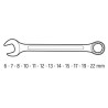 Zestaw kluczy płasko-oczkowych, 09-752, Zestaw 12 szt, 6-22 mm, NEO TOOLS
