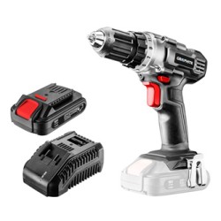 Wkrętarka, zestaw akumulatorów i ładowarka, zasilanie akumulatorem, 58G000-SET1, 18V, 3 elementy, Graphite