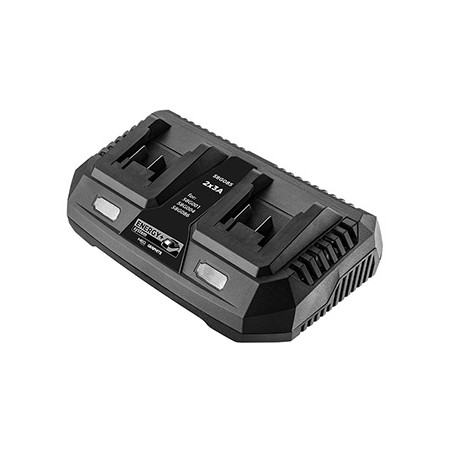 Ładowarka podwójna do akumulatorów, 230V, 58G085, Energy+, Graphite