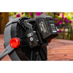 Wentylator z 58G080, zasilanie z sieci lub akumulatora, Graphite