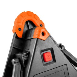 Lampa LED + trójkąt ostrzegawczy z plastik-nylon, 99-076, 10W, 4xAA, 3 tryby świecenia, NEO TOOLS