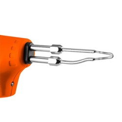 Lutownica z walizką 200W, NEO TOOLS 19-152, regulacja temp., ergonomiczny uchwyt, plastik, pomarańczowa