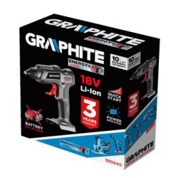 Pistolet klejowy ENERGY+ 200W, Graphite 58G040, Max temperatura 210 st C, czarna