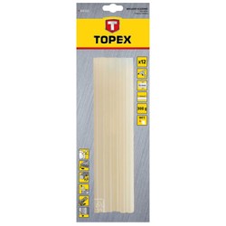 Klej termotopliwy 11x250mm, Topex 42E113, 12 szt, jasne