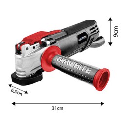 Urządzenie wielofunkcyjne Graphite 59G025, przewód, 230V, 500W, 21000osc./min, 2,8°