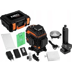 Laser 3D 16 linii, zielony, walizka NEO TOOLS 75-141