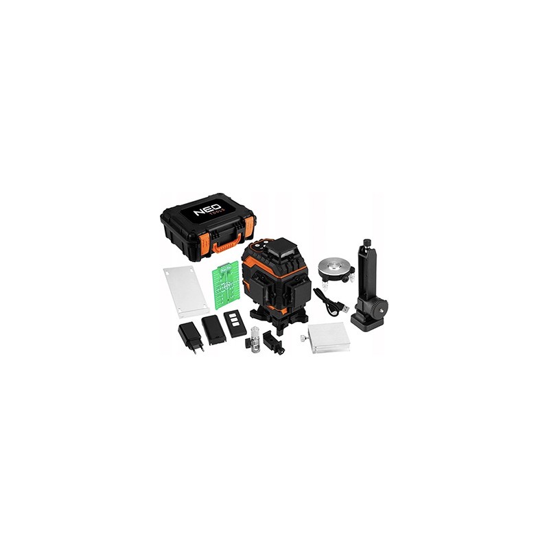 Laser 3D 16 linii, zielony, walizka NEO TOOLS 75-141