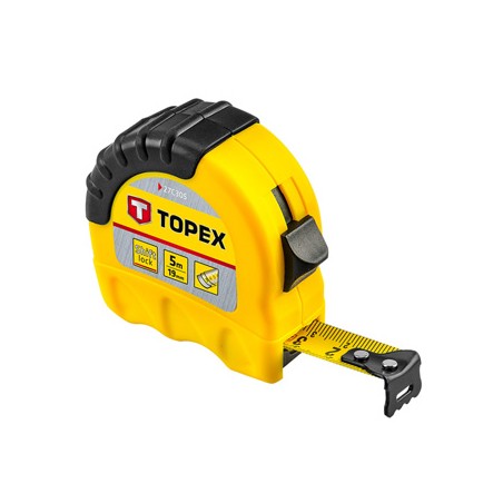 Taśma miernicza Shiftlock TOPEX 27C305, 5 m x 19 mm