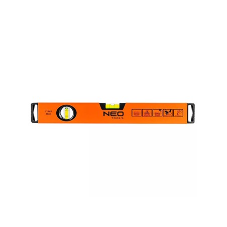 Poziomica NEO TOOLS 40 cm, 2 libele, dolna powierzchnia frezowana