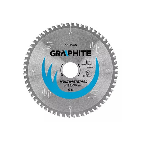 Tarcza do pilarki Graphite 55H546 HM, 185x30 mm