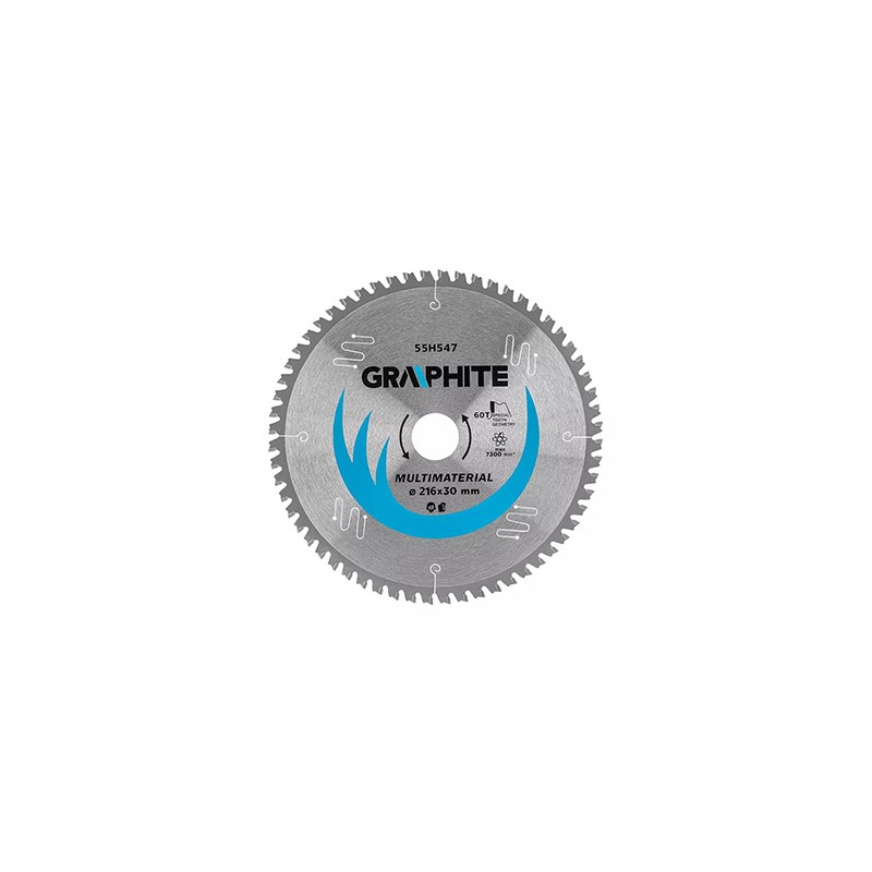 Tarcza do pilarki Graphite 55H547 HM, 216x30 mm