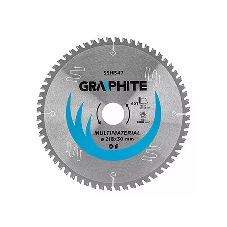 Tarcza do pilarki Graphite 55H547 HM, 216x30 mm