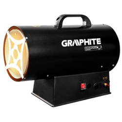 Nagrzewnica gazowa Graphite 58GE101, 3000W, do ogrzewania powierzchni w magazynach i budowach, EOL