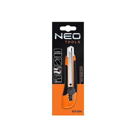 Neo Tools nóż z kołkiem odłamującym, 0.5mm, antypoślizgowa, ergonomiczna konstrukcja