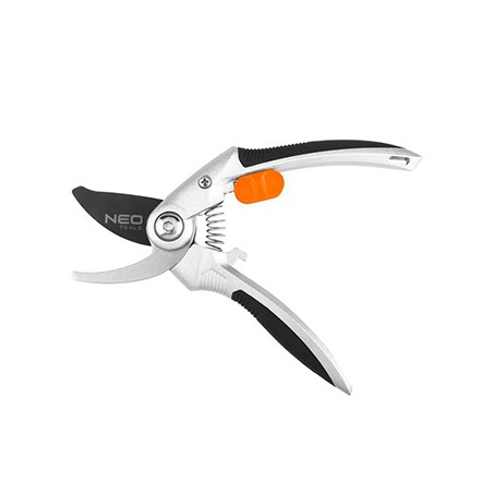 Neo Tools Sekator ogrodowy, średnica cięcia 20mm, długość 210mm, długość ostrza 46mm, stalowe ostrze, aluminiowa rękojeść