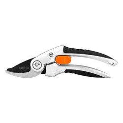 Neo Tools Sekator ogrodowy, średnica cięcia 20mm, długość 210mm, długość ostrza 46mm, stalowe ostrze, aluminiowa rękojeść