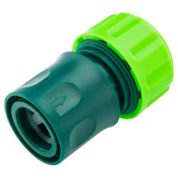 Verto szybkozłączka do węża ogrodowego tworzywo sztuczne,, 3/4", zielona, 15G722