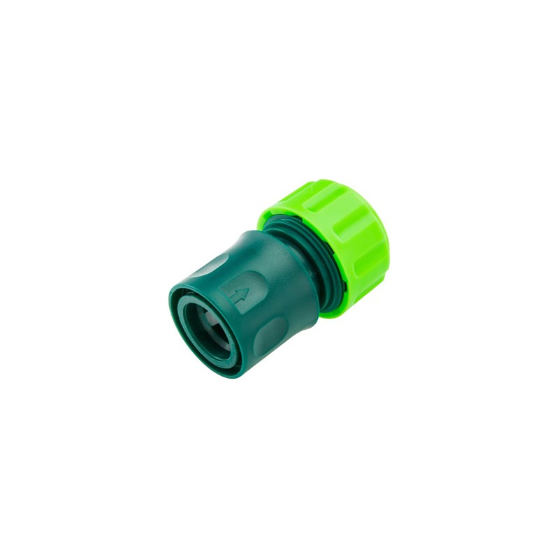 Verto szybkozłączka do węża ogrodowego tworzywo sztuczne,, 3/4", zielona, 15G722