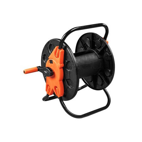 NEO TOOLS stojak do węża ogrodowego do 60m 1/2" lub 20m 3/4", pomarańczowo-czarny, 15-791