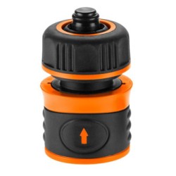 NEO TOOLS szybkozłączka z funkcją Stop tworzywo sztuczne,, 1/2", pomarańczowo-czarna, 15-721