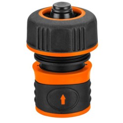 NEO TOOLS szybkozłączka z funkcją Stop tworzywo sztuczne,, 3/4", pomarańczowo-czarna, 15-723
